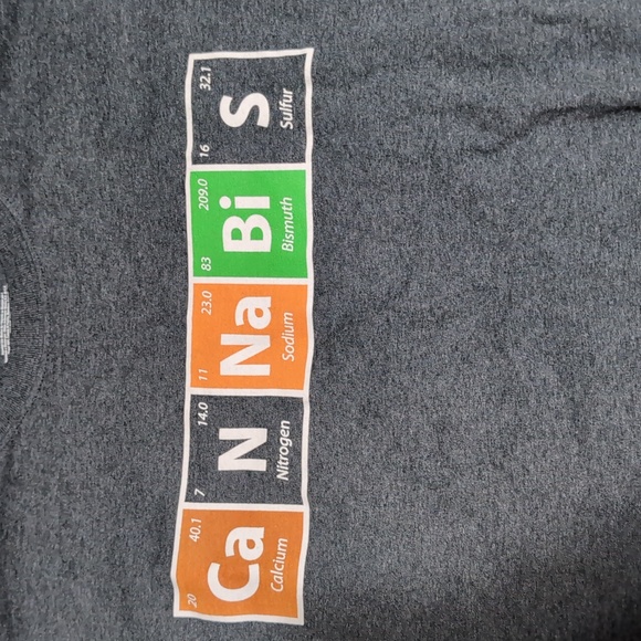 Gildan Cannabis T Shirt - Picture 2 of 5